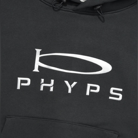 Charcoal Grey Cropped Hoodie - Picture 3 of 3